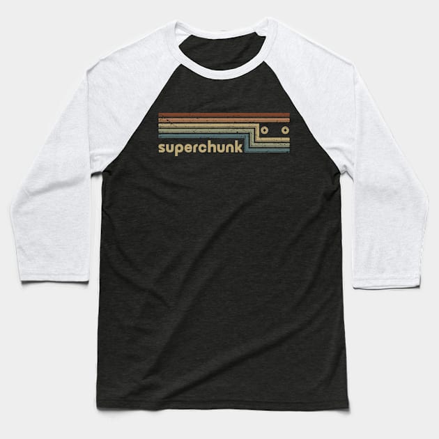 Superchunk Cassette Stripes Baseball T-Shirt by casetifymask